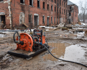 Откачка котлована