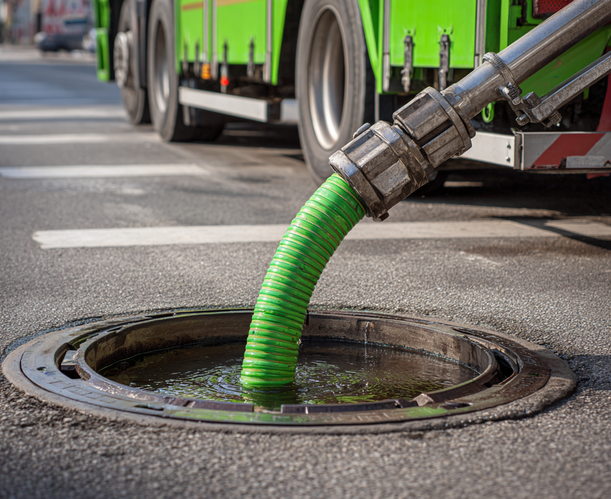 Прочистка наружной канализации